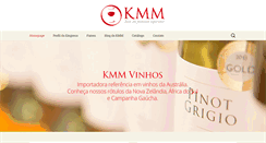 Desktop Screenshot of kmmvinhos.com.br
