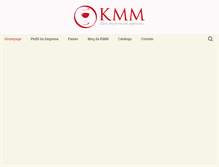 Tablet Screenshot of kmmvinhos.com.br